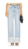 Icon Denim Belt-lined Jeans In Sky