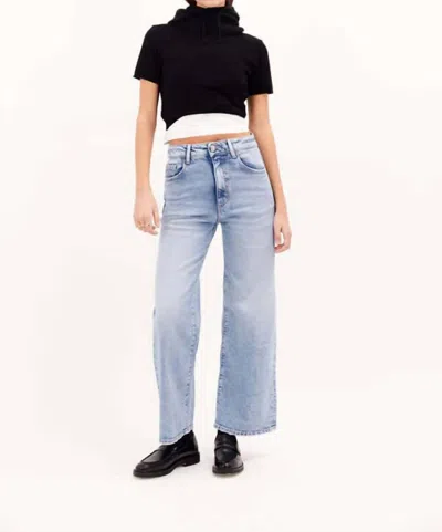 Icon Denim La Angie Cropped Flare Jean In Sky Blue