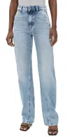 Icon Denim La Mimi Straight Leg Jeans In Medium Wash In Blue