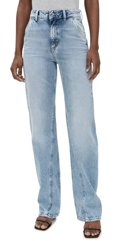 Icon Denim La Annie Straight Leg Jeans Sky