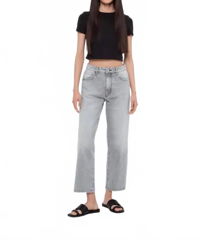 Icon Denim La Jill Straight Leg Jeans In Gray Wash In Multi