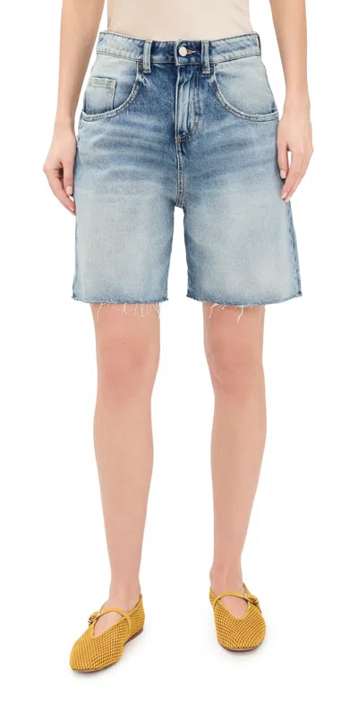 Icon Denim La Lea Shorts Id8817 Smoke Blue