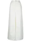 Icon Denim Lara Maxi Skirt In White