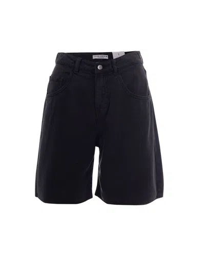 Icon Denim Lea Denim Shorts In Black