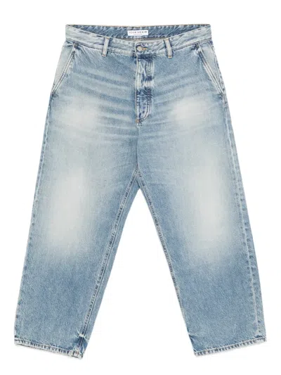 Icon Denim Leo Faded Jeans In Blue