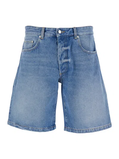 Icon Denim Light Blue Bermuda Denim Shorts