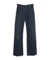 Icon Denim Logo Denim Trousers In Black