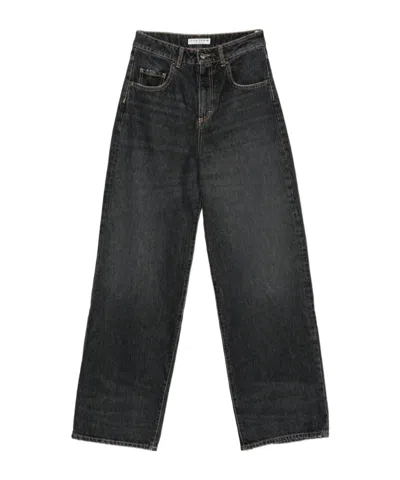 Icon Denim Logo Jeans In Gray