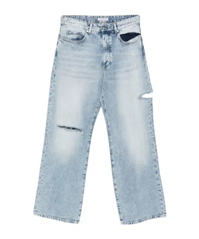 Icon Denim Logo Jeans In Blue