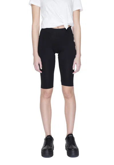 Icon Denim Los Angeles Black Cotton Solid Activewear