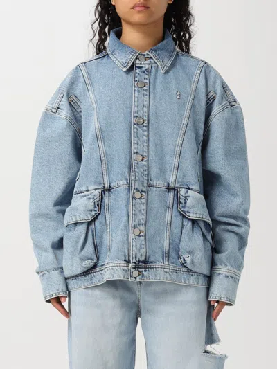 Icon Denim Los Angeles Jacket  Woman Color Stone Washed