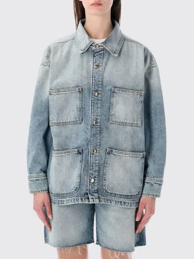 Icon Denim Los Angeles Jacket Woman  In Blue