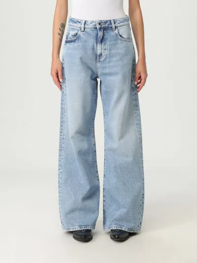 Icon Denim Los Angeles Jeans  Woman Color Gnawed Blue
