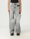 Icon Denim Los Angeles Jeans  Woman Color Grey In Gray