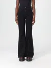 Icon Denim Los Angeles Jeans  Woman Color Grey In Black