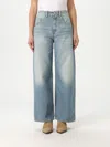 Icon Denim Los Angeles Jeans  Woman Color Stone Washed In Stone Washed