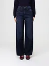 Icon Denim Los Angeles Jeans  Woman Color Stone Washed In Blue