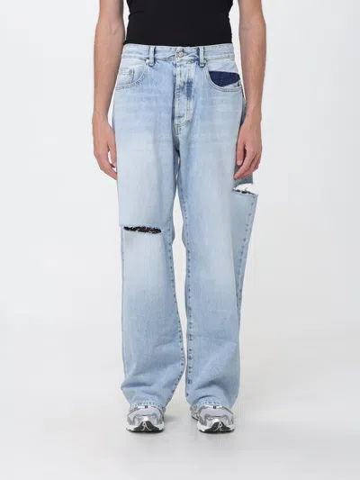 Icon Denim Los Angeles Jeans Men Color Stone Washed In Gray