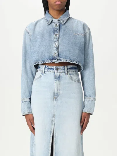 Icon Denim Los Angeles Shirt  Woman Color Stone Washed