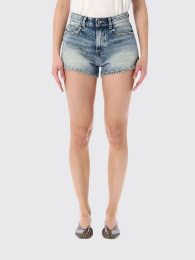 Icon Denim Los Angeles Shorts Woman  In Blue