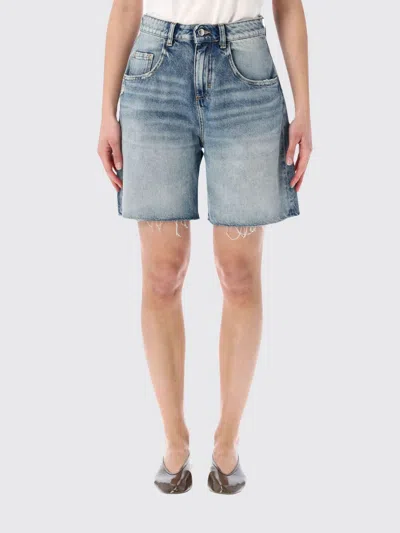Icon Denim Los Angeles Shorts Woman  In Blue