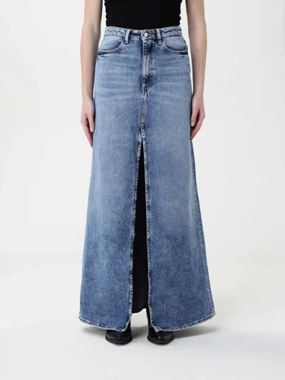 Icon Denim Los Angeles Skirt  Woman Color Denim