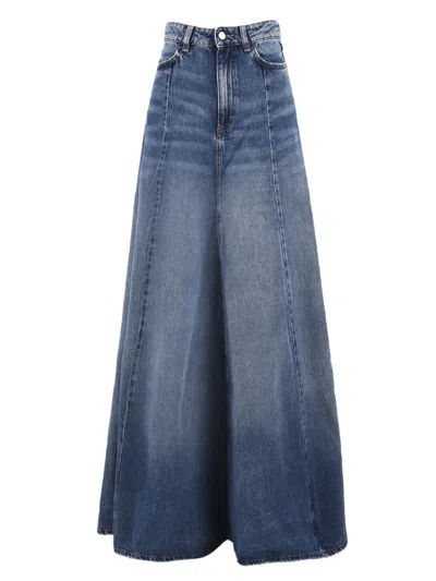 Icon Denim Los Angeles Skirts In Blue