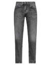 Icon Denim Five-pocket Denim Trousers In Black