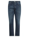 Icon Denim Jeans Regular Corto In Blue