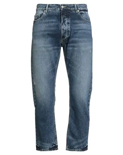 Icon Denim Man Jeans Blue Size 34 Cotton