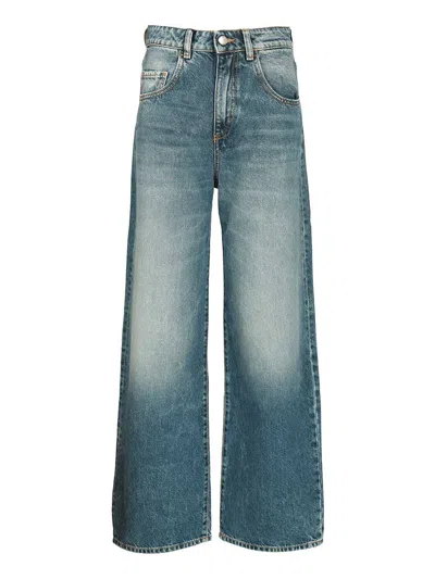 Icon Denim Medium Waist Jeans Light Blue