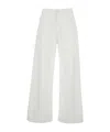 Icon Denim Poppy White Jeans With Medium Rise And Logo Patch On The Rear In Denim Woman
