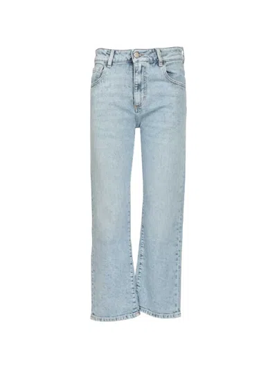 Icon Denim Mimi Five-pocket Cropped Jeans In Blue