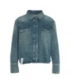 Icon Denim 'norah' Denim Overshirt In Blue