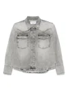 Icon Denim Shirts In Grey
