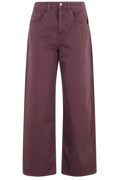 Icon Denim Poppy In Burgundy