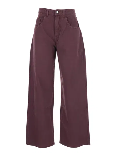 Icon Denim Poppy In Burgundy