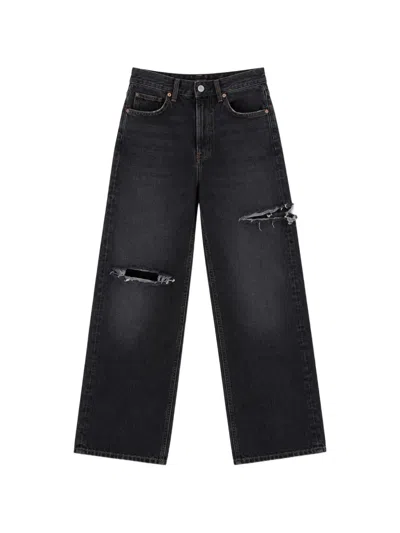 Icon Denim Poppy Distressed Jeans In Black