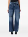 Icon Denim Poppy Distressed Jeans In Blue