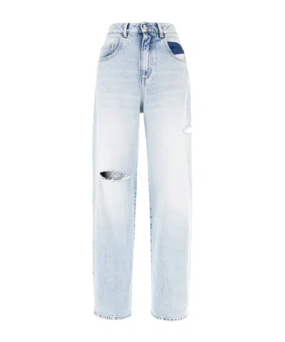 Icon Denim Poppy Distressed Jeans In Blue