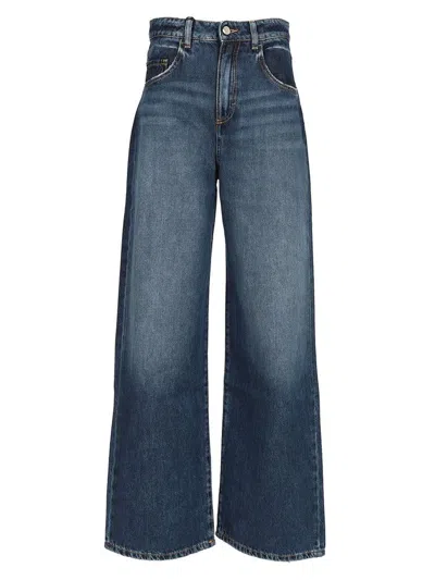 Icon Denim Poppy Wide Leg Jeans In Blue