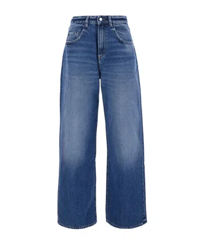 Icon Denim Poppy Wide-leg Jeans In Blue