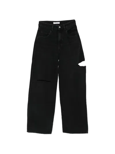 Icon Denim Jeans Poppy In Denim Nero In Black