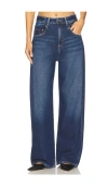 Icon Denim Poppy Blue Jeans With Medium Rise And Logo Patch On The Rear In Denim Woman In Deep Blue