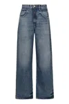 Shop Icon Denim Poppy Wide-leg Jeans In Navy