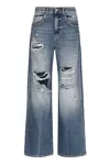 Icon Denim Poppy Wide-leg Jeans In Navy