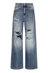 Icon Denim Poppy Wide-leg Jeans In Navy