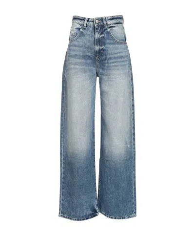 Icon Denim Poppy Wide-leg Jeans In Blue