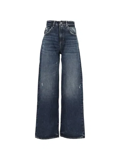 Icon Denim Poppy Wide-leg Jeans In Blue