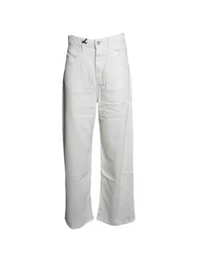 Icon Denim Poppy Wide-leg Jeans In White